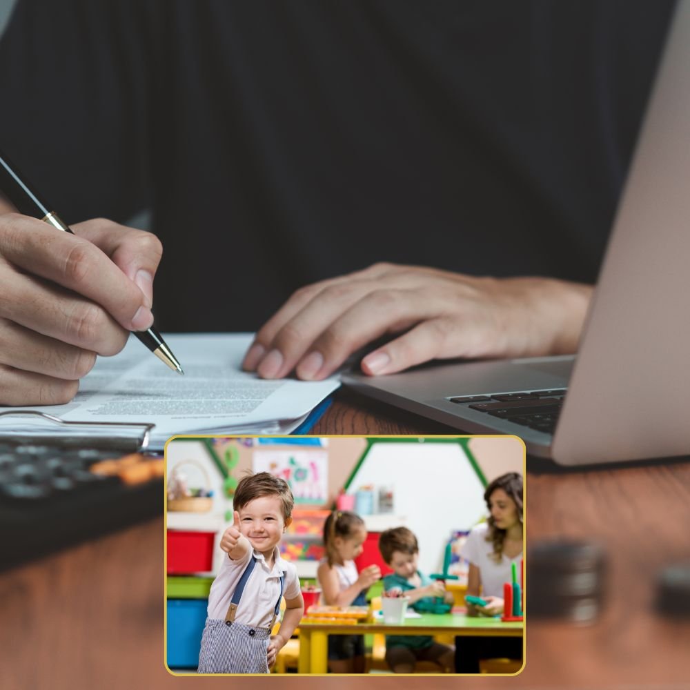 Happy child at Little Lion Cubs Nursery
